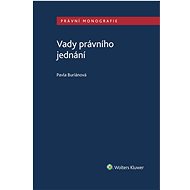 Vady právního jednání - Pavla Buriánová