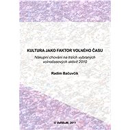 Kultura jako faktor volného času - Radim Bačuvčík