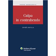 Culpa in contrahendo - Zbyněk Matula