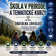 Outdoor school and themed courses on the topic of digital addiction. - 