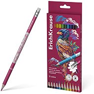 ERICHKRAUSE Safari 12 barev gumovatelné - Coloured Pencils