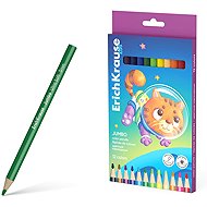 ERICHKRAUSE Kids Jumbo Space Animals 12 barev - Coloured Pencils