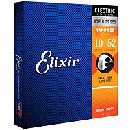 Elixir 12077 Nanoweb Nickel 10-52 Light-Heavy - Strings