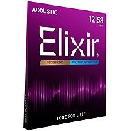 Elixir 11050 Polyweb 80/20 Bronze 12-53 Light - Saiten