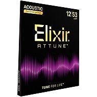 Elixir 21052 ATTUNE Phosphor Bronze 12-53 Light - Strings