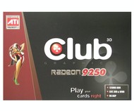 ATI (Club3D) Radeon 9250, 128 MB DDR, AGP8x, VGA/DVI/VIVO - Graphics Card
