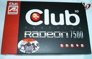 ATI (Club3D) Radeon 7500, 64 MB DDR, VGA/DVI/TV out - 