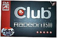 ATI (Club3D) Radeon 8500 LE, 128 MB DDR, VGA/DVI/TV out - 