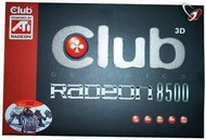 ATI (Club3D) Radeon 8500 PRO, 64 MB DDR, VGA/DVI/TV out - 