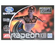 ATI (Sapphire) Radeon X300, 128 MB DDR, VGA/DVI, PCIe x16 - Graphics Card