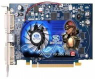 SAPPHIRE HD 2600PRO, 256MB DDR2 (1000MHz), ATI Radeon HD 2600PRO (600MHz), PCIe x16, 128bit, 2xDVI - Graphics Card