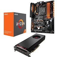 AMD RADEON VEGA BLACK PACK + AMD Ryzen 7 1700X + Gigabyte X370 - Set