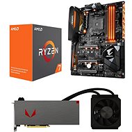 AMD RADEON VEGA AQUA PACK + AMD Ryzen 7 1700X + Gigabyte X370 - Set
