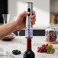 ELDONEX WineSpin Premium elektrischer Weinöffner, silbern - Weinöffner