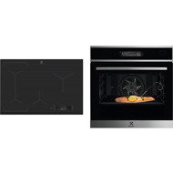 ELECTROLUX 700 SteamCrisp EOC9P31WX + 900 SENSE SensePro EIS8648 - Oven & Cooktop Set