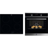 ELECTROLUX 600 SteamBake EOD6F77WX + 300 LIR60433 - Oven & Cooktop Set