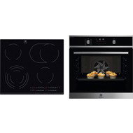 ELECTROLUX 600 SteamBake EOD6F77WX + 300 EHF6547FXK - Oven & Cooktop Set