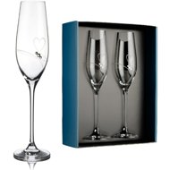 Element Champagne glass Amore with Swarovski stones 210 ml 2 pcs - Glass