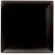 ELITE Teller flach quadratförmig 26x26cm schwarz, 6er Set - Teller-Set