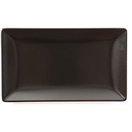 ELITE Rectangular Plate 25 x 15cm Black, Set 6pcs - Set of Plates