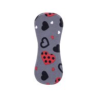 Ella´s House Bum booster flees Red Hearts - insertable diaper - Cloth Nappies