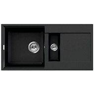 ELLECI EASY 425 Full black/Granitek - Granite Sink