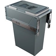 Elletipi BLOCK Built-in, pull-out 35 l, 35 cm, grey - Rubbish Bin
