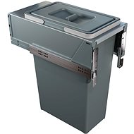 Elletipi BLOCK Built-in, pull-out 35 l, 30 cm, grey - Rubbish Bin