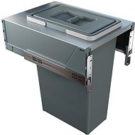 Elletipi BLOCK Built-in, pull-out 35 l, 40 cm, grey - Rubbish Bin