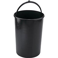 Elletipi Plastic with handle, 12 l, black - Rubbish Bin
