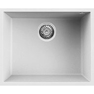 Elleci QUADRA 105 K96 bottom mounting, white - Granite Sink