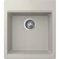 Elleci TIME 102 G39 white - Granite Sink