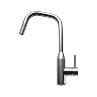 Elleci Lever mixer with shower Dora PlusS Inox - Tap
