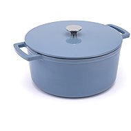 Elmich Ember enamelled cast iron pot, 24cm diameter, blue - Pot