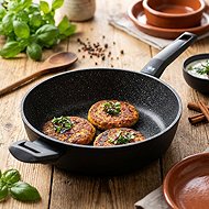 ELO Granite Solution Deep frying pan with auxiliary handle 28 cm - Pan