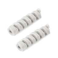 ELPINIO Cable Connector Protection - Spiral White, 2 pcs - Cable Organiser