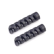 ELPINIO Cable Connector Protection - Spiral Black, 2 pcs - Cable Organiser