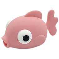 ELPINIO Cable Connector Protector - Big Fish - Light Pink - Cable Organiser