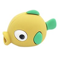 ELPINIO Cable Connector Protector - Big Fish - Yellow-Green - Cable Organiser