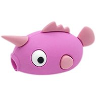 ELPINIO Cable Connector Protector - Big Fish - Pink With Needle - Cable Organiser