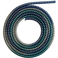 ELPINIO Cable Protection Spiral - Metallic Silver Blue - Cable Organiser