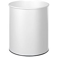 Waste bin Rossignol Appy 50143, 30 L, steel, white, RAL 9016 - Rubbish Bin