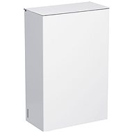 Wall basket with lid Rossignol Blanka 51345, 10 L, white - Rubbish Bin