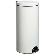 Pedal basket Rossignol Elora 90233, 30 L, white, RAL 9016 - Rubbish Bin
