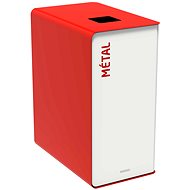 Sorted waste bin - electro, Rossignol Cubatri, 55412, 90 L, red - Rubbish Bin