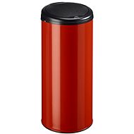 Touch waste bin Rossignol Touch 93592, 45 L, glossy red RAL 3020 - Rubbish Bin