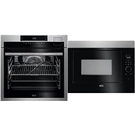 AEG Mastery BSE792320M + AEG Mastery MBE2658DEM - Built-in Oven & Microwave Set