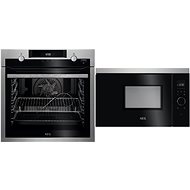 AEG Mastery BPE556320M + AEG Mastery MBB1756SEM - Built-in Oven & Microwave Set