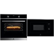 ELECTROLUX 600 FLEX SurroundCook EZF5C50X + ELECTROLUX 300 LMS2203EMX - Built-in Oven & Microwave Set