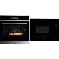ELECTROLUX 800 PRO SteamBoost EOB9S31WX + ELECTROLUX 800 FLEX TouchOpen KMFD264TEX - Built-in Oven & Microwave Set